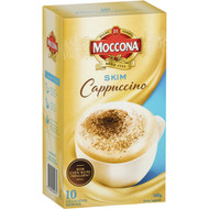 5 PACK of Moccona Skim Cappuccino 10pk 140g