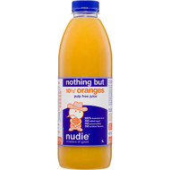 5 PACK of Nudie Nothing But Oranges Pulp Free Juice 1l