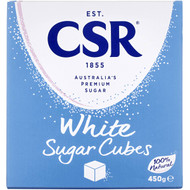 5 PACK of Csr White Sugar Cubes 450g