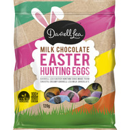 5 PACK of Darrell Lea Milk Chocolate Easter Hunting Eggs 120g
