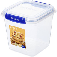 5 PACK of Sistema Sistema Klip It Plus Biscuit Box Square 2.2l