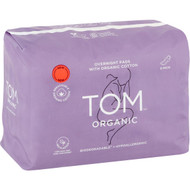 5 PACK of Tom Organic Overnight Pads 8 pack