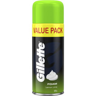5 PACK of Gillette Foam Lemon Lime 333g