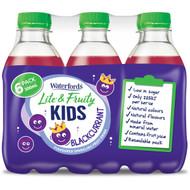 5 PACK of Waterfords Lite & Fruity Blackcurrant Sparkling Fruit Drink 6 x300ml