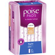 5 PACK of Poise Incontinence Pads Regular Absorbency 16 pack