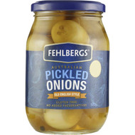 5 PACK of Fehlbergs Onions Pickled 500g