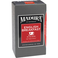 5 PACK of Madura English Breakfast Tea Bags 50pk 100g
