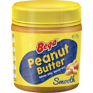 5 PACK of Bega Peanut Butter Smooth 375g