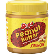 5 PACK of Bega Peanut Butter Crunchy 375g