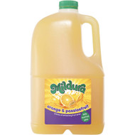 5 PACK of Mildura Orange & Passionfruit Fruit Drink 3l