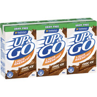 5 PACK of Sanitarium Up&go Dairy Free Liquid Breakfast Choc Ice 3 pack