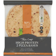 5 PACK of WW High Protein Lower Carb Thin Crust Pizza Base 2 pack
