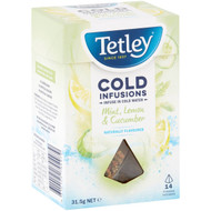 5 PACK of Tetley Cold Infusions Mint Lemon & Cucumber 14 pack