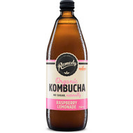 5 PACK of Remedy Organic Kombucha Raspberry Lemonade 750ml