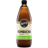 5 PACK of Remedy Organic Kombucha Apple Crisp 750ml
