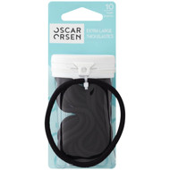 5 PACK of Oscar Orsen Thick Xlarge Hair Elastics Black 10 pack