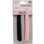 5 PACK of Oh So Comfy Thin Stretchy Headbands 3 pack