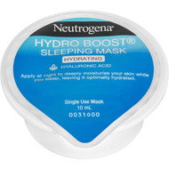 5 PACK of Neutrogena Hydro Boost Hydrating Sleeping Mask 10ml