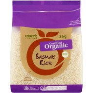 5 PACK of Macro Organic Basmati Rice 1kg
