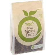 5 PACK of Macro Dried Mixed Fruit 400g
