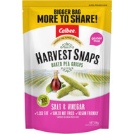 5 PACK of Harvest Snaps Salt & Vinegar 200g