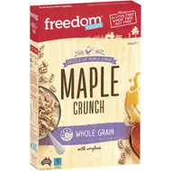 5 PACK of Freedom Foods Cereal Ultra Rice Maple Crunch 300g