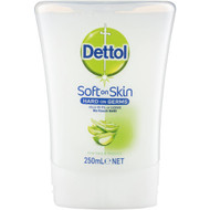 5 PACK of Dettol Antibacterial Hand Wash Refill Aloe Vera & Vitamin E 250ml