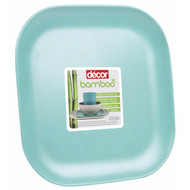 5 PACK of Decor Bamboo Dinner Plate Teal