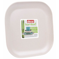 5 PACK of Decor Bamboo Dinner Plate