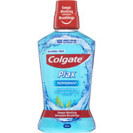 5 PACK of Colgate Plax Alcohol Free Mouthwash Peppermint 500ml