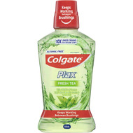 5 PACK of Colgate Plax Alcohol Free Mouthwash Fresh Tea 500ml