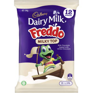 5 PACK of Cadbury Dairy Milk Freddo Milky Top Share Pack 12 pack