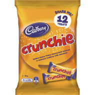 5 PACK of Cadbury Crunchie Sharepack 12pk 180g
