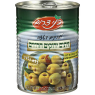 5 PACK of Bnei Darom Ingredients Green Olives Pitted 560g