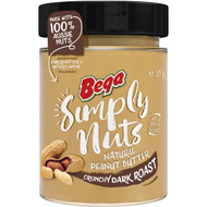 5 PACK of Bega Simply Nuts Crunchy Dark Roast Peanut Butter 315g