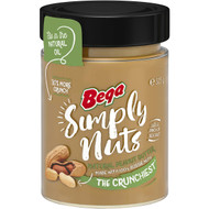 5 PACK of Bega Simply Nuts Crunchiest Peanut Butter 325g
