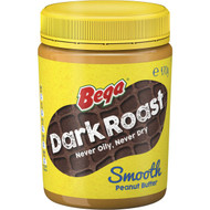 5 PACK of Bega Dark Roast Smooth Peanut Butter 470g