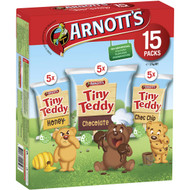 5 PACK of Arnott's Tiny Teddy Variety 15 pack