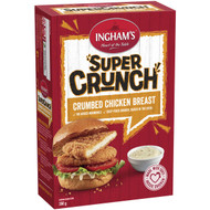 5 PACK of Ingham's Super Crunch Crumbed Chicken Breast 350g