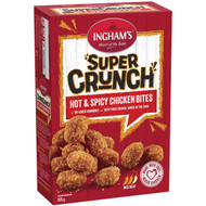 5 PACK of Ingham's Super Crunch Hot & Spicy Chicken Bites 325g