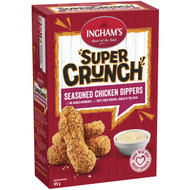 5 PACK of Ingham's Super Crunch Seasoned Chicken Dippers 325g