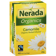 5 PACK of Nerada Organic Camomile Tea Bags 40 pack