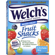5 PACK of Welch's Mixed Fruit Snacks 160g