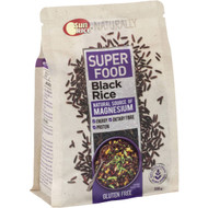 5 PACK of Sunrice Gourmet Rice Forbidden Black 500g