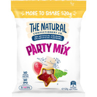 5 PACK of The Natural Confectionery Co. Party Mix  520g bag