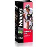 5 PACK of Winners Sports Nutrition Energy Gel Berry Burst 4pk 40g