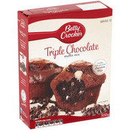5 PACK of Betty Crocker Triple Chocolate Muffin Mix 500g