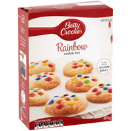 5 PACK of Betty Crocker Rainbow Cookie Mix 495g