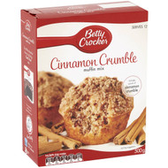 5 PACK of Betty Crocker Cinnamon Crumble Muffin Mix 500g