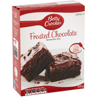 5 PACK of Betty Crocker Brownie Mix Frosted Chocolate 500g